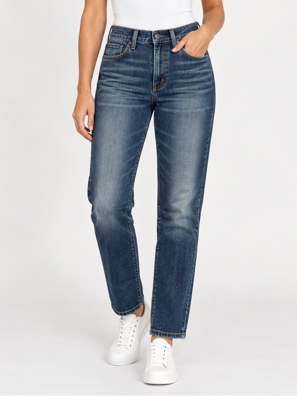 Citizens of Humanity Agnes Mid Rise Slim Straight Jeans Size 27
